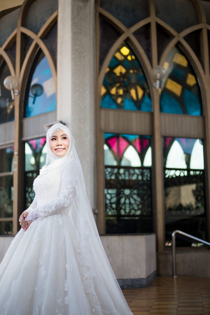 พิธีแต่งงานอิสลามของ คุณHusna&Haris ที่จัดขึ้นที่ศูนย์กลางอิสลาม