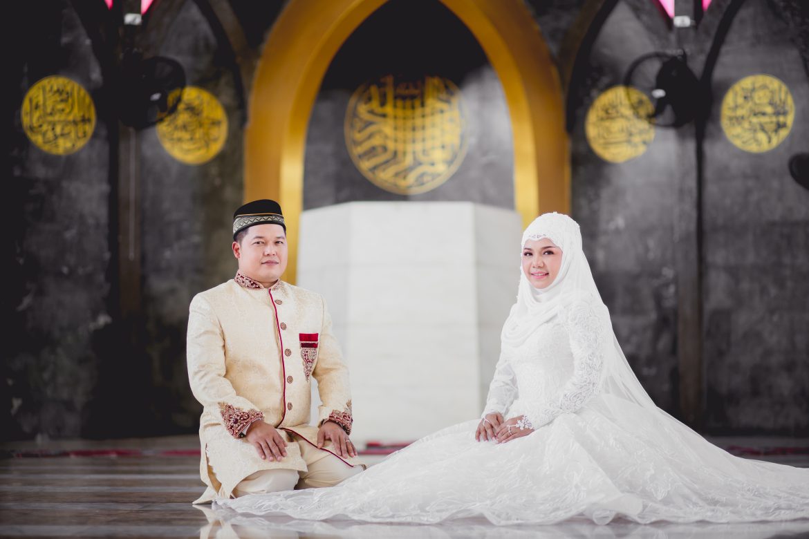 ถ่ายรูปแต่งงาน ชุดแต่งงานอิสลาม