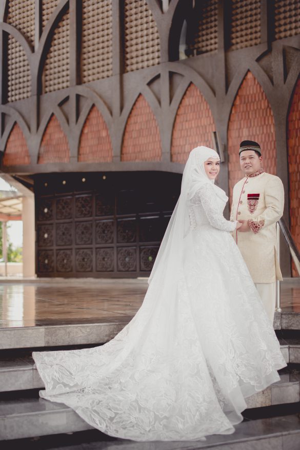 ถ่ายรูปแต่งงาน ชุดแต่งงานอิสลาม