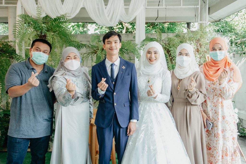 ภาพงานนิกะห์ของบ่าวสาวครอบครัว ต่างศาสนาที่บริษัทอารยานิกะห์ ประเทศไทย