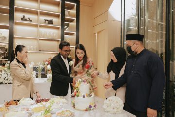 Wedding ceremony at ARAYA, Thailand, between a Bangladeshi-Nepalese (American) woman"